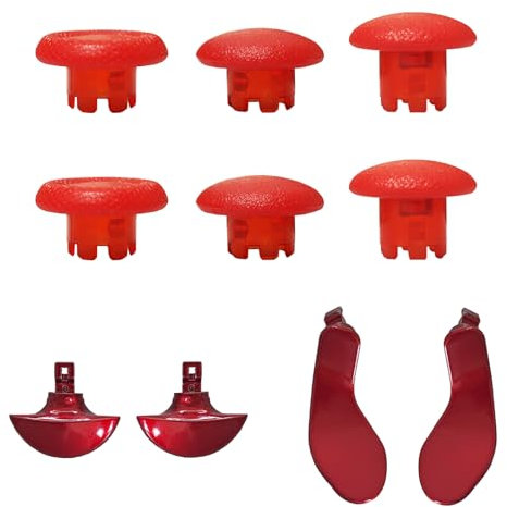 Swap Thumbsticks Paddles and Trigger Buttons Replacement Set for PS5 Edge Controller - Accesories for PS5 Edge Controller (10Kits-Allred)