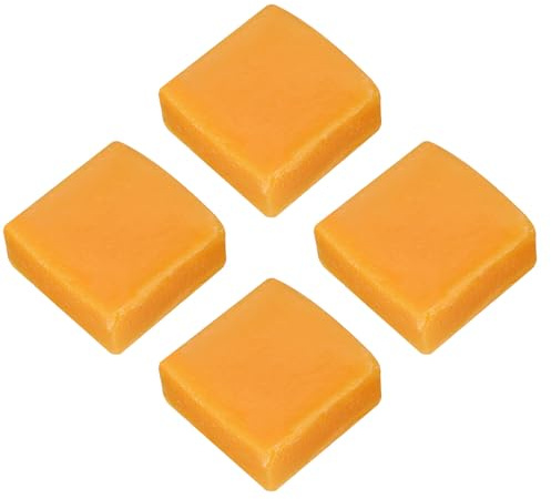 sourcing map Beeswax Leather Craft, Thread Line Wax Block Sewing Supplies DIY Tool Square Shape, 4pcs