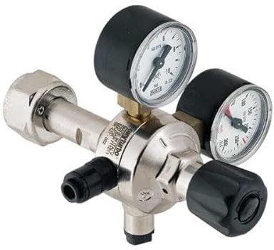 GASFRIGO® - Riduttore di pressione CO2 alimentare - riduttore di pressione per bombole CO2 alimentare ricaricabili - made in Italy