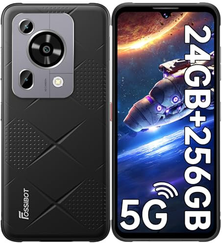 FOSSiBOT F112 PRO Rugged Smartphone 5G - 24GB+256GB/1TB, 7150mAh Telefono Indistruttibile, 6.88 HD+ 120Hz Cellulare da Lavoro Antiurto Android 14, 50MP+16MP Smartphone Rugged, Dual SIM/NFC/IP68/69K