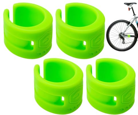 Horizontaler Schutz, Gummi zum Schutz des Rahmens für Fahrrad, 4 Stück, Klebefolie aus Gummi zum Schutz des Rahmens aus PE-Kette