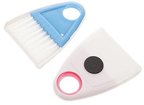 PACKOVE 2sets Scopa e Paletta Mini Strumento per Pulizia Tavolo e Animali Domestici Accessori Paletta per Polvere Scopa Portatile per Angoli Difficili