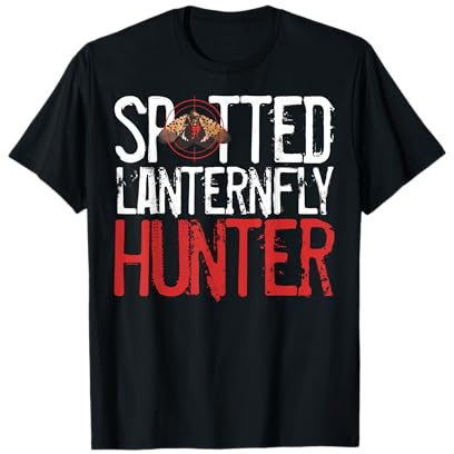 Spotted Lanternfly Insect Hunter Pest Control Exterminator T-Shirt