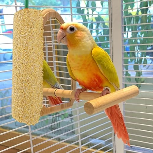 Bastones de tratamiento Shotet - 51x0.98x0.98 pulgadas Nutritivos Palitos de Aves | Semillas Naturales Y Miel Tratan Periquitos, Periquitos, Cacadosis y Pájaros Pequeños | Bird Treat - Snack
