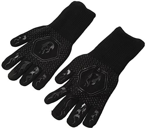 Aumotop de Barbecue, Ignifuges Noirs 800 ℃ de Gril en Silicone Double Face Résistants à la Chaleur pour la Cuisson au Four Barbecue