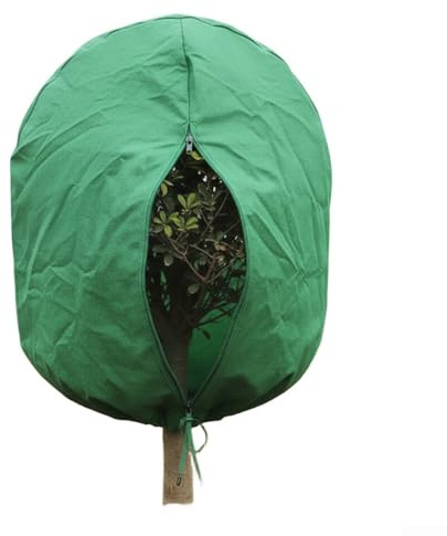 Housse de protection antigel en non-tissé pour arbres et arbustes – Couverture pour plantes d'hiver, réutilisable, 180 x 160 cm, vert (228,6 x 160 cm)