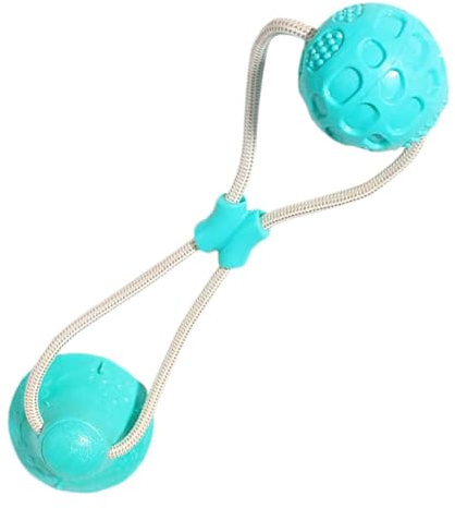 Suction Cup Dog Toy, Suction Cup Toy for Dogs, Chew Toy for Dogs, Tug of War Rope, Dog Teeth Cleaning Toy, Puppy Teething Ring, Interactive Toy Ball with Rope, Dog Toy for Dogs
