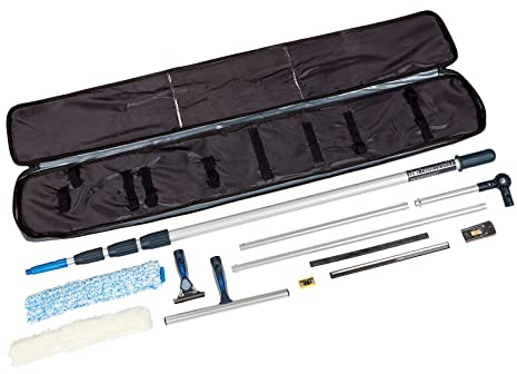 Lewi Fensterreinigungs-Set inkl. Tasche und Teleskopstange 4x100m