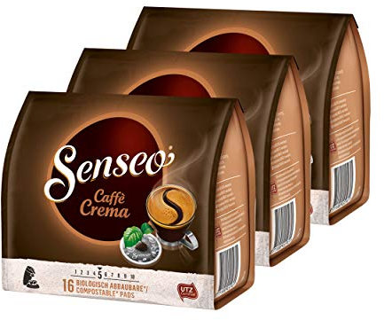 SENSEO Pads Caffè Crema Senseopads, 3 Packungen, 48 Pads