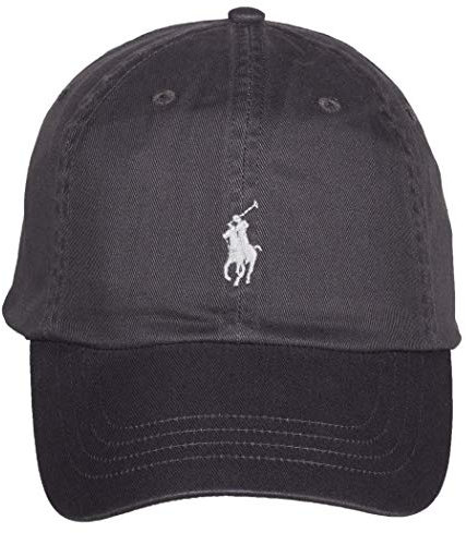Ralph Lauren Polo - Cappello da baseball, Classico cappello sportivo da uomo Grigio (038) Taglia unica