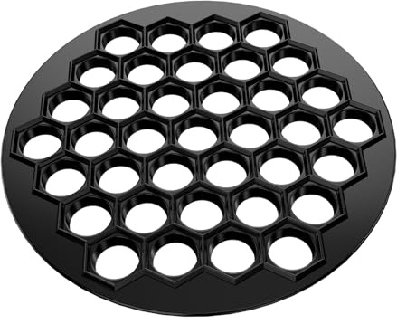 YARNOW Russische Ravioli Maker Knödel Form Pelmeni Metallform Knödel Maker Sibirische Maschine 37 Löcher