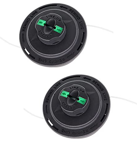 HURI Lot de 2 têtes à double fil pour débroussailleuse Fuxtec RT126 RT226 avec bobine automatique de fil à essence, filetage M8.