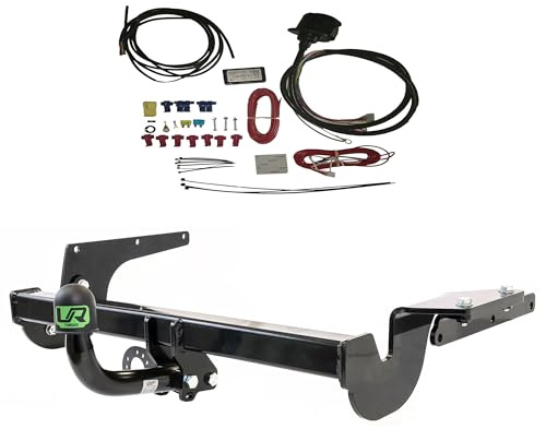 UmbraRimorchi Barra de remolque fija y cableado 13P C2 compatible con Toyota RAV4 IV 39037/F 01/2019 en adelante