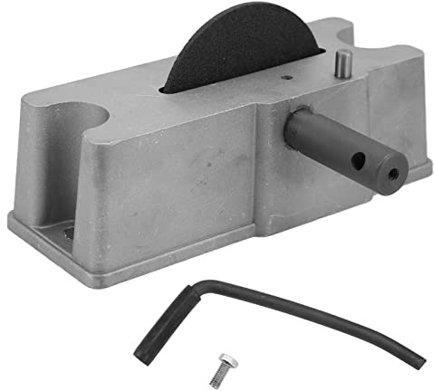 Akozon Manueller Kolbenringfeiler, 66785 66786 Manueller Kolbenringschleifer aus Aluminiumlegierung 120er Hartmetall-Schleifscheibe für Kolbenreparaturwerkzeug