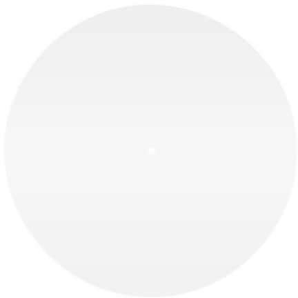 Big Fudge Tappetino per Giradischi in Acrilico - Riduce Vibrazioni ed Elettricità Statica per Migliore Aderenza - Adatto a Dischi Vinile da 12 pollici - Accessori Vinili