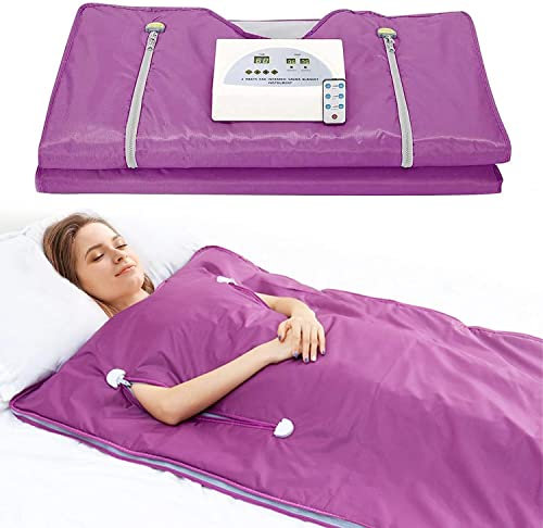 Portable Sauna Far Infrared Sauna Blanket Heater Beauty Weight Loss Sweat Steaming Body Shaper Digital Far-Infrared (FIR) Heat Slimming Detox Therapy Home Machine