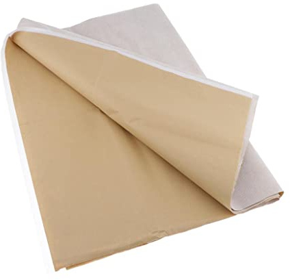 Leisurealeaneag Selbstklebende Baumwollfüllung, Steppdecke, Batting, Handtaschen, Nähen, Einlage, Weiß, 150 cm x 1 m, Vliesstoff, Baumwolle/100%, Einfarbig, Füllmaterial, Einlage