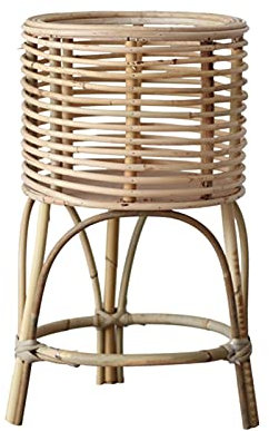 MaGiLL Blumentopfständer, Pflanzenständer, Rattan-Pflanzen-Blumenständer, vom Boden bis zur Decke reichende Regale, Wohnzimmer, TV-Schrank, Balkon, Garten, Blumentopfregal, Pflanzenhocker