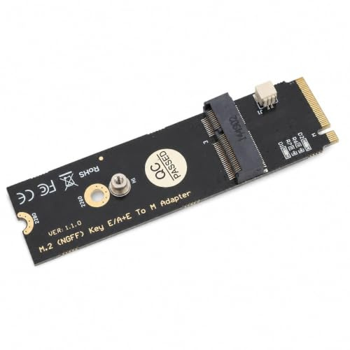 M.2 NGFF A E Key WiFi Bluetooth-Karte auf M.2 Key M SSD-Adapter für AX200 AX201 AX210 M.2 Key M Adapterkarte