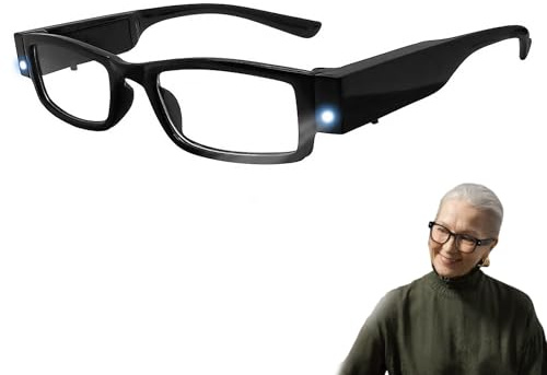 MADGININE 250% Magnifying Glasses with LED Light for Hobbies, Reading & Crafts