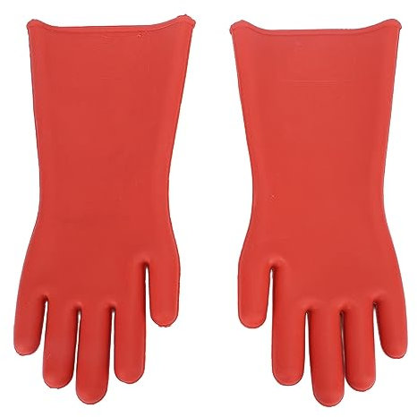 Leapiture 12KV Insulated Gloves Voltage Protection Gloves Electrical Protection Gloves Rubber Insulated Electrical Gloves for Electrical Protection
