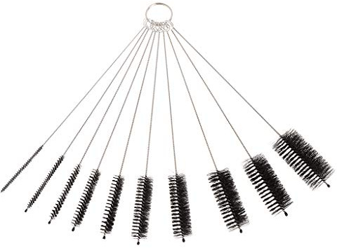 Kexpsogy Flexible Rohrreinigungsbürste, Nylon, 20,1 cm lang, für Schläuche, Rohre, Reinigungsbürste für Aquarium, Filter, Fische für H, 10 Stück