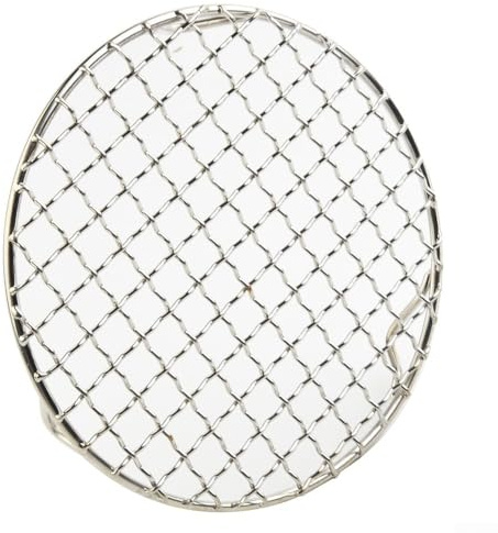 Zeroupshop 201 Stainless Steel Round Cooling Rack, 1 PC Round Cooking Rack, For Barbecue Charcoal Grilling(165mm)