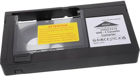 VILLCASE Adattatore Per Lettore Nastri Vhs-c Convertitore Per Videocamere Lettore Video Digitale Accessorio Conversione Per Nastri Mezzo