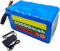 MisetGao Batería De Repuesto De PVC Impermeable para Bicicleta Eléctrica De Iones De Litio De 24 V Y 30 Ah, para Motor Scooter 200 W,250 W Y 350 W, con BMS Integrado Y Cargador 42 V Y 2 A. T