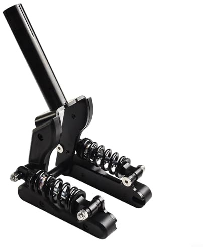 Trottinette électrique tube avant amortisseur fourche conçue pour Xiaomi pour modèles M365 Pro et 1S pour améliorer l'absorption des chocs et la sécurité (rouge)