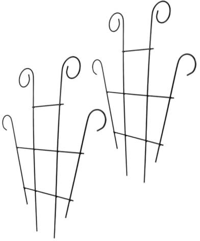 TOYANDONA 2piezas Estructura De Escalada De Enredadera Metálica para Plantas Trepadoras Flores y Jardines Enrejado De Alambre De Hierro para Interior y Exterior Soporte para Macetas