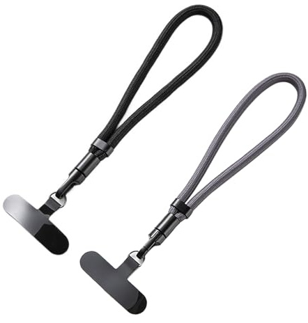 2Pcs Phone Wrist Strap, Anti Theft Phone Strap with Tether Tab, Cell Phone Hand Wrist Straps, Cellphone Lanyard Wrist Compatible with Most Cellphone Case