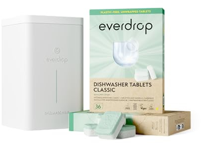 everdrop Spülmaschinentabs Starter-Set (72 Tabs, 1x Aufbewahrungsbox)