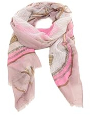 Liu Jo Stola Elegante, Soft Peony, 70 x 180 cm, 100 % polyester, fransade kanter