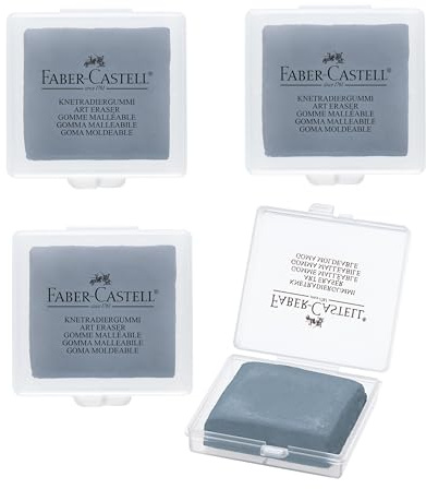 Art Eraser Faber Castell for Artists, Grey, Pack of 4
