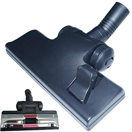 Universal Staubsauger-Bürste mit Kippgelenk und 4 Rollen, Kombi-Bodendüse 35 mm Rohr - mit umschaltbarem Bürstenkranz, passend für handelsübliche Bodensauger mit 35mm Teleskop-Rohr Anschluss
