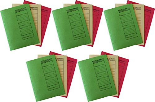 RNK-Verlag Bauplanhefter f?r das Bauantragsverfahren, Ma?e (BxH): 230 x 318 mm, 1 Packung ? 3 St?ck (5 S?TZE)