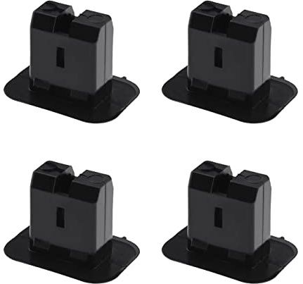 ECSiNG 4 clips de retención de plástico para asiento trasero del asiento trasero, clip de ojal compatible con Audi A4 B6 B7 A6 C5 C6 Compatible con accesorios de automóviles VW