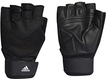 Adidas, Tr Wrist, Trainingshandschuhe, Schwarz-Weiss, L, Unisex-Adult