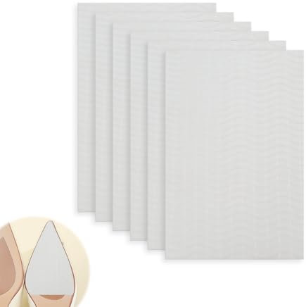 6 Stück Schuhsohle Gummi, DEANKEJI Gummisohlen zum Aufkleben, Rutschfeste Selbstklebende Schuhsohle Kleben, Geeignet für eine Vielzahl von Schuhsohlen