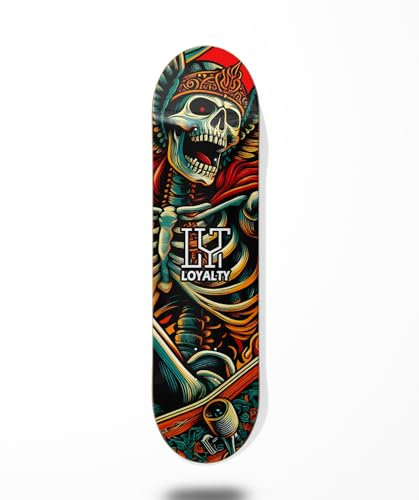 Loyalty 8.375 Skateboard Deck Skull King