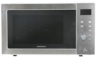 Cookology FSMOG25LSS Freestanding Combi Microwave - Oven & Grill 25 Litre Capacity - 31.5cm Turntable - 900W Microwave, 1200W Grill, 2200W Oven - 5 Power Levels - Defrost Setting - Stainless Steel