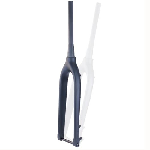 DHNCBGFZ Starre Fahrradgabel 26/27,5/29 Zoll Kohlefaser-Mountainbike-Gabel 15 X 100 Mm Steckachse Fahrradgabel 1-1/2 Zoll Konische Vordergabel(29)