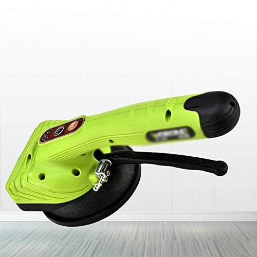 RUHEN Tile Tiling Machine Intelligent Handheld Ceramic Handheld Electric Tiling Tool with Double Suction Cup,Tile Leveling Tool with Charger Battery for Industrial Tools