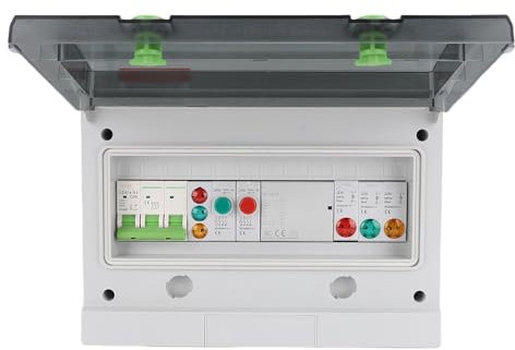 Cuadro de Distribución de Energía, Medidor de Electricidad Caja Eléctrica con un Interruptor de Circuito de 400 V para Potencia de CA 3 Fase, Distribución de Cavidad de