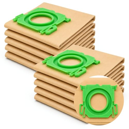 Reliapart Vacuum Dust Bags (10 Pack) for Sebo X, C, Sensor, Airbelt, Automatic, Extra, XP Series Paper Bag Replacement 25486 Bag Replacement