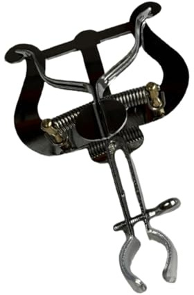 Ottone Strumento Foglio Holder Morsetto Regolabile Per Trombone Trombone Tromba Corno Presa Sicura Portatile Per Prova Pratica di Prova Clip Musica Metallo