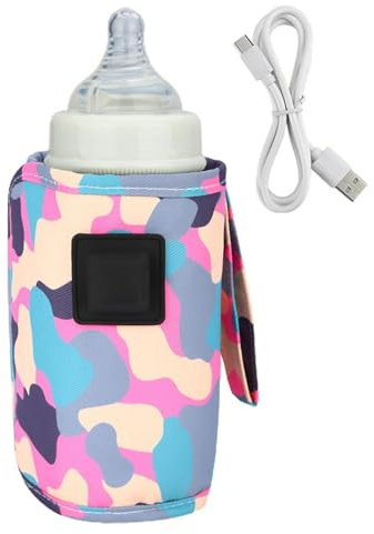 Bärbar USB-flaskvärmare – tre temperaturer justerbar bil reseflaska varm väska, amningsvärmare påse för körning camping, resor, D, Refer to description, Unisex