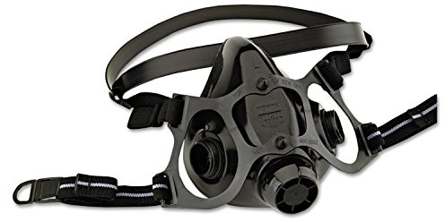 North by Honeywell 770030M 7700 Series Half Mask Respirator, M Silicone, Medium