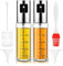 Ölsprüher Flasche 100ML, Öl Spray, Öl Essig Spritzer Spender, Olivenöl Flasche, Öl Sprüher, Transparent Öl Sprayer, Öl Auslöser Glasflasche mit Bürste für Küchen Kochen,Ölsprüher für Speiseöl, Pasta